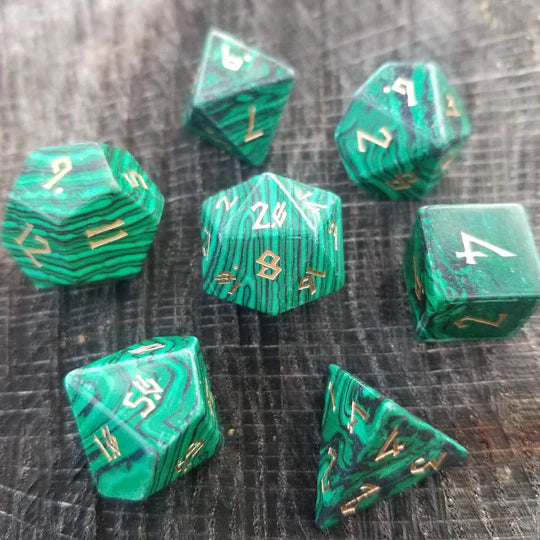 Malachite dice sales