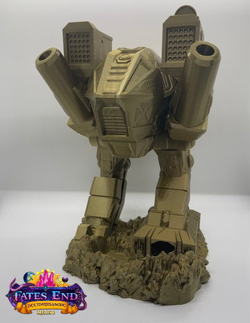 Fates End Mech Dice Tower