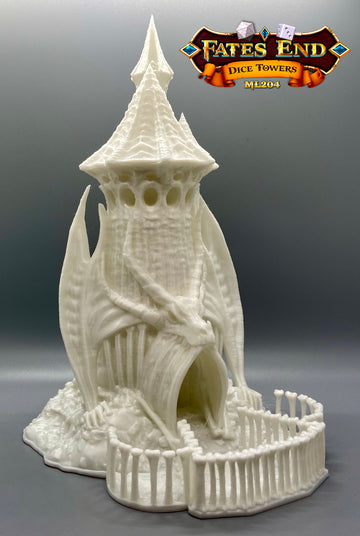 Fates End Skeletal Dragon Dice Tower