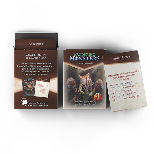 Wandering Monsters Deck: Underground