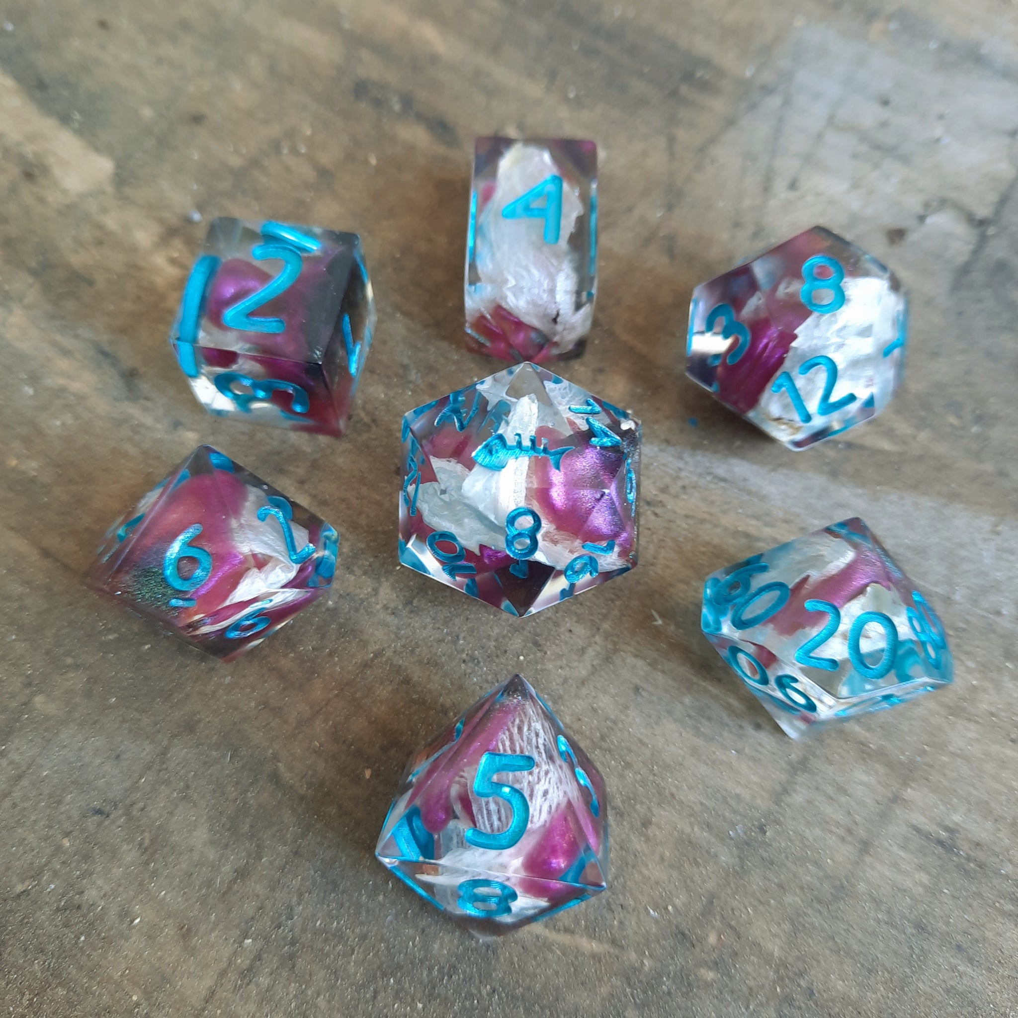 7pc Dice Set - Multiple Pour