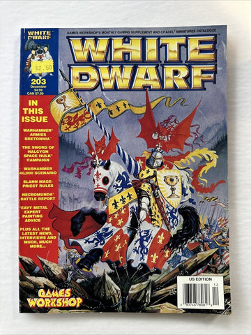 Warhammer: White Dwarf Magazine Issue 203 (Vintage)