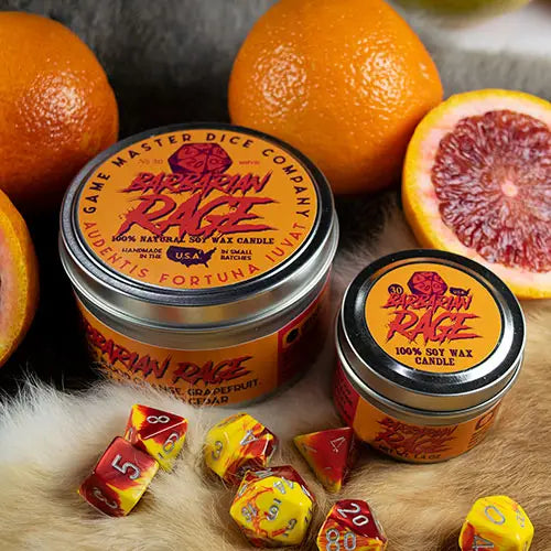 Barbarian Rage Gaming Candle 2oz