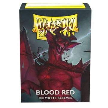 Dragon Shield Blood Red Matte Sleeves (100ct)