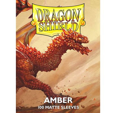 Dragon Shield Amber Matte Sleeves (100ct)