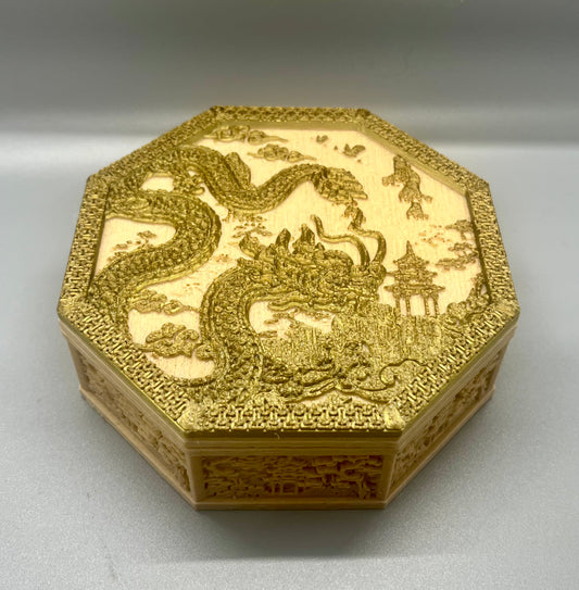 Fates End Chinese Dragon Dice Vault/Tray