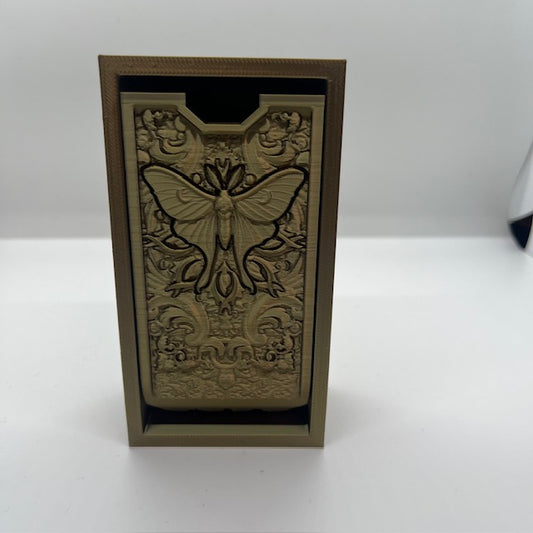 Fates End Folding Dice Tower - Luna Moth