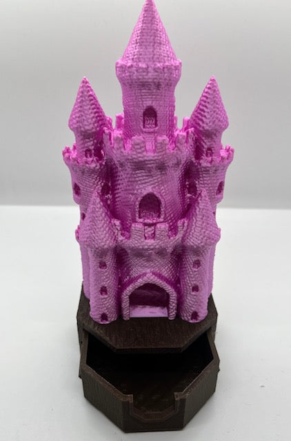 Fates End Knitted Castle Dice Tower