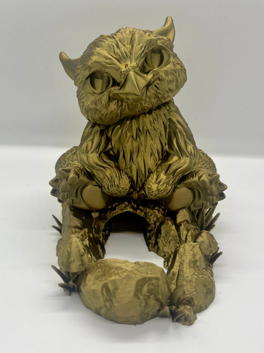 Fates End Baby Owlbear Dice Tower