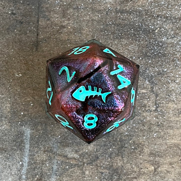 30mm Chonk d20 - Single Pour