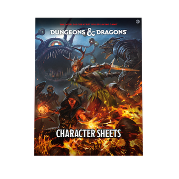 2024 Dungeons & Dragons Character Sheets - Preorder
