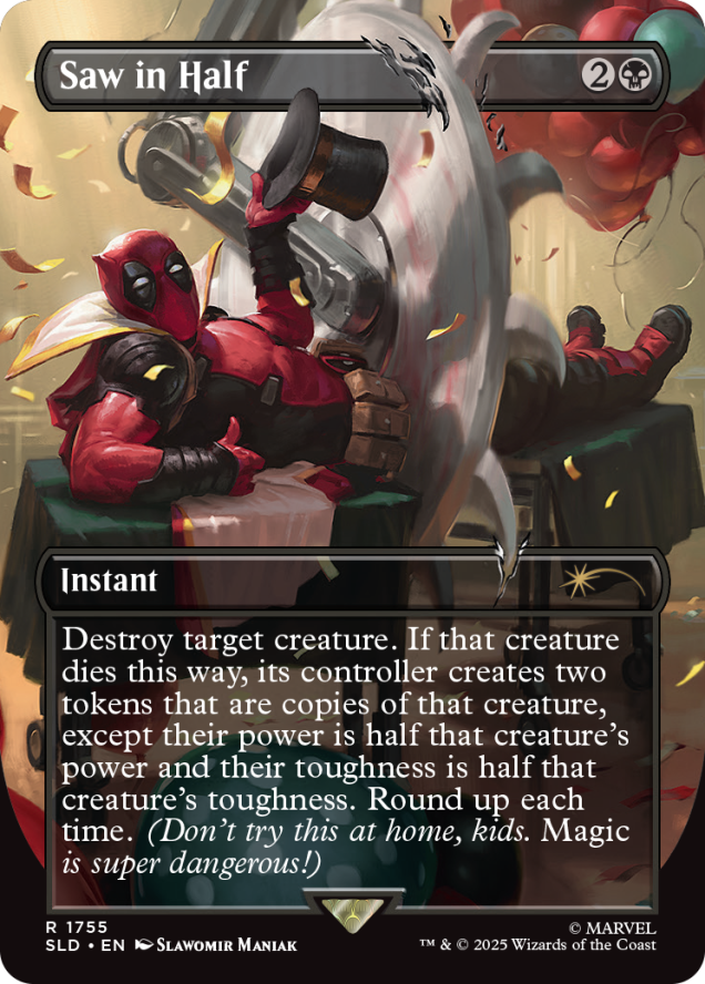 MTG Secret Lair x Marvel’s Deadpool Foil Magic the Gathering Secret Lair x Marvel's Deadpool (Foil