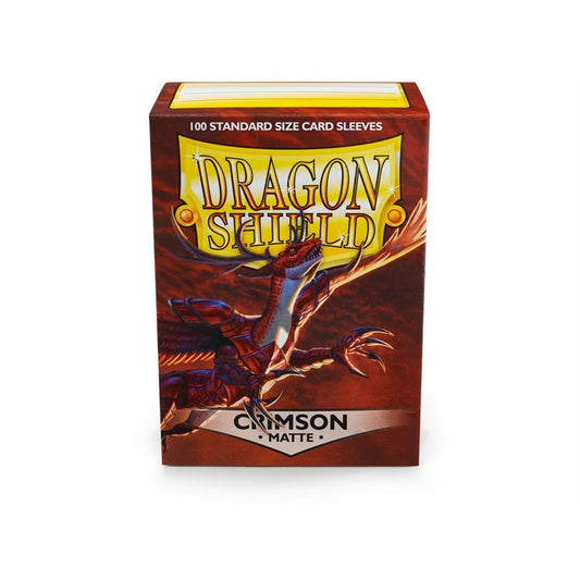 Dragon Shield Crimson Matte Sleeves (100ct)