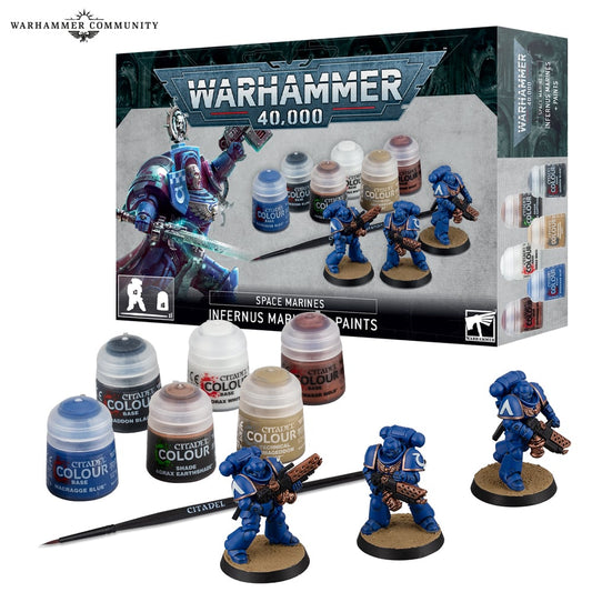 Warhammer 40,000: Space Marines: Infernus Marines & Paints Set