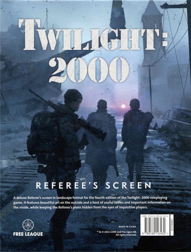 Twilight: 2000: Referee's Screen