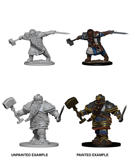 D&D Miniatures: Nolzur's Marvelous Miniatures: Dwarf Fighter