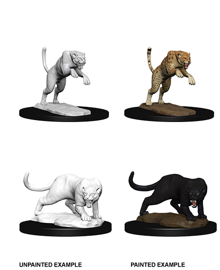 D&D Miniatures: Nolzur's Marvelous Miniatures: Panther & Leopard