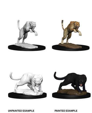 D&D Miniatures: Nolzur's Marvelous Miniatures: Panther & Leopard