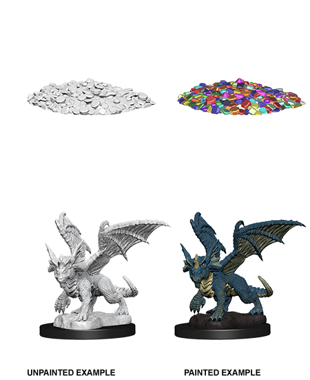 D&D Miniatures: Nolzur's Marvelous Miniatures: Blue Dragon Wyrmling
