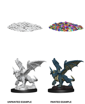 D&D Miniatures: Nolzur's Marvelous Miniatures: Blue Dragon Wyrmling