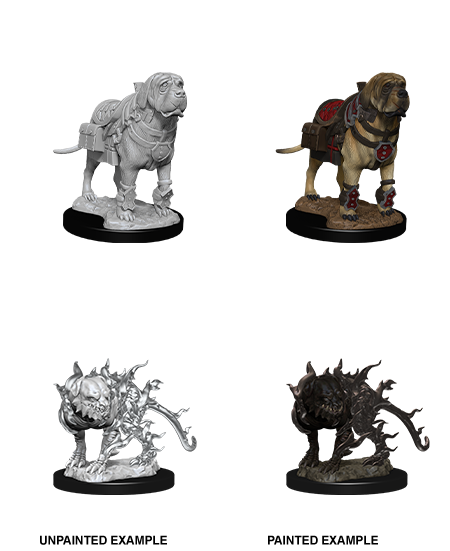 D&D Miniatures: Nolzur's Marvelous Miniatures: Mastif & Shadow Mastif