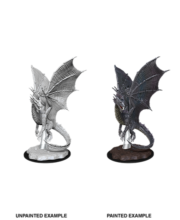 D&D Miniatures: Nolzur's Marvelous Miniatures: Young Silver Dragon