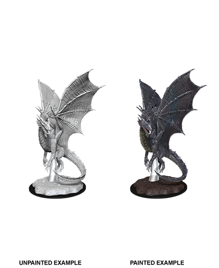 D&D Miniatures: Nolzur's Marvelous Miniatures: Young Silver Dragon