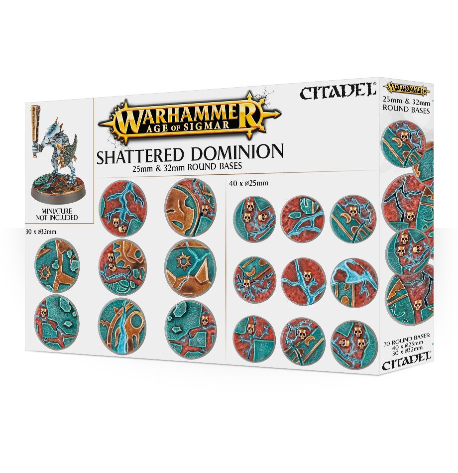 Age of Sigmar: Shattered Dominion 25mm & 32mm Round Bases