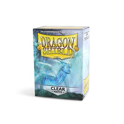 Dragon Shield Clear Matte Sleeves (100ct)
