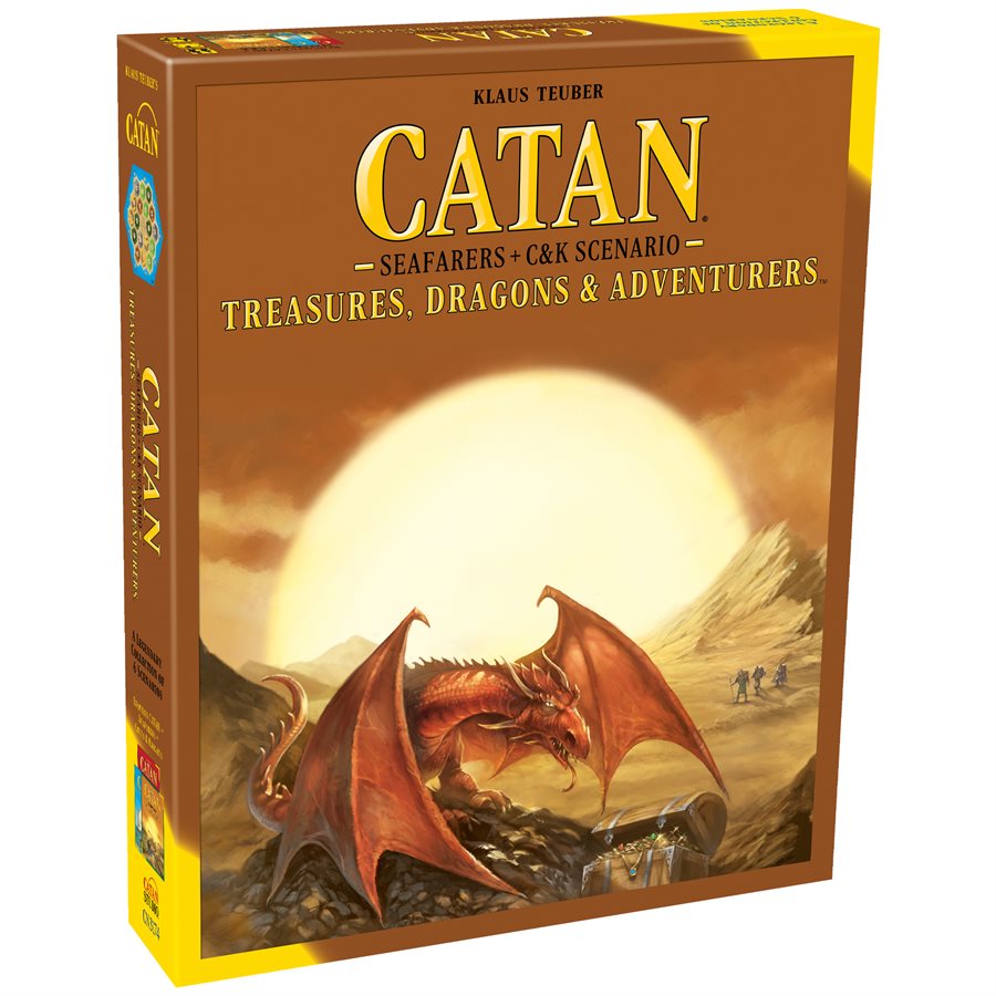 Catan: Seafarers + Cities & Knights Scenario: Treasure, Dragons & Adventurers
