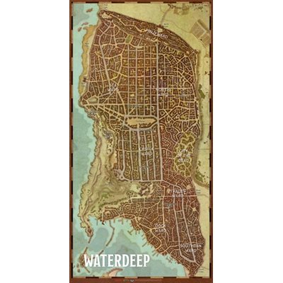 Dungeons & Dragons: Waterdeep City Map