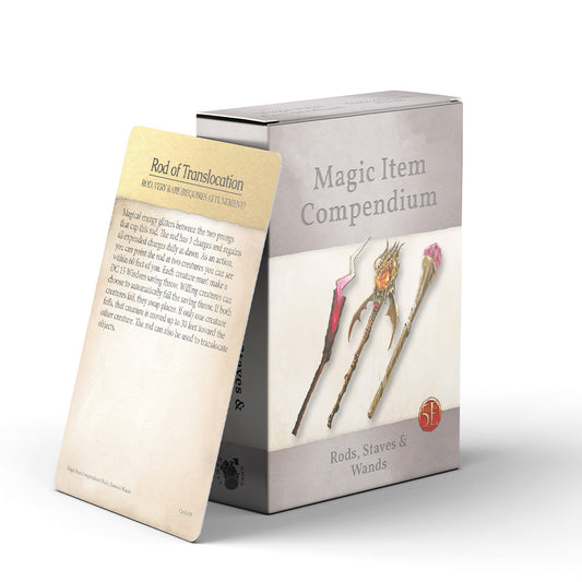 Magic Item Compendium: Rods, Staffs & Wands
