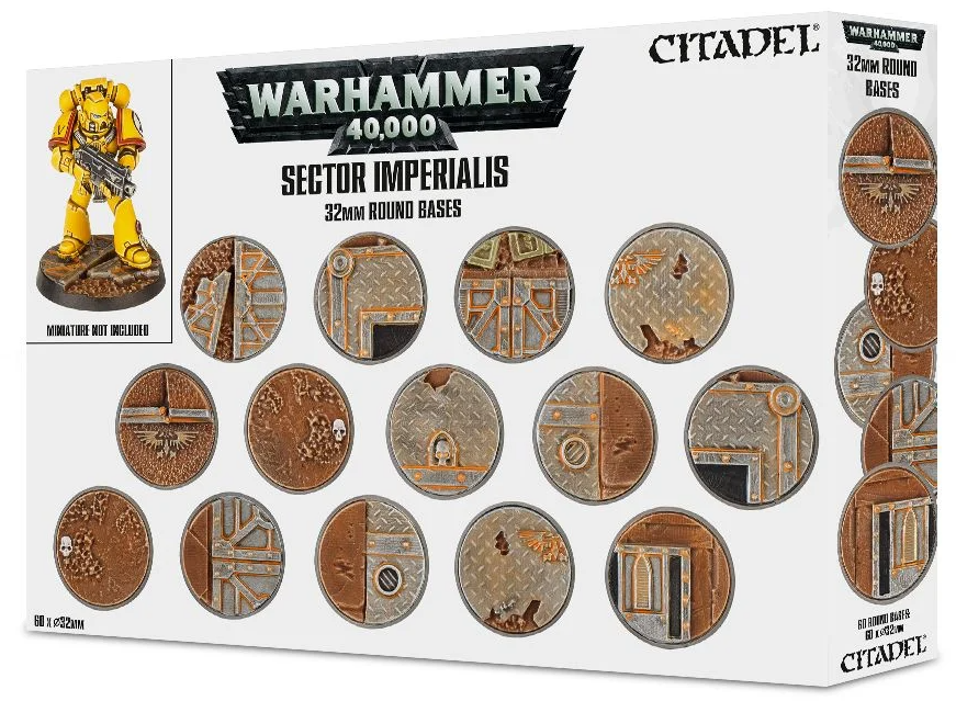 Warhammer 40,000: Sector Imperialis 32mm Round Bases