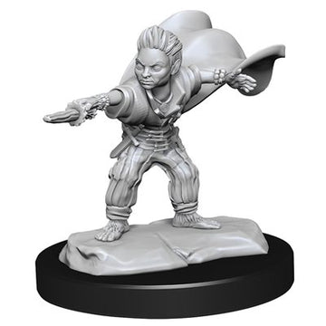 Pathfinder Deep Cuts Unpainted Miniatures: Male Halfling Wizard