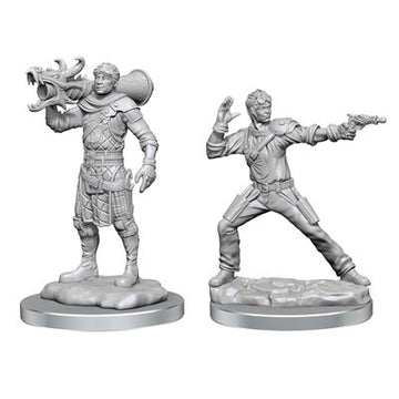 D&D Miniatures: Nolzur's Marvelous Miniatures: Human Artificer & Human Apprentice