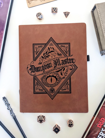 "Vintage Dungeon Master" Vegan Leather Journal